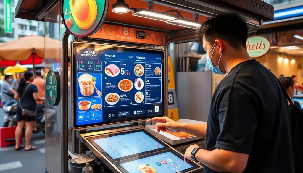 Гид по уличной еде в Сингапуре - иллюстрация