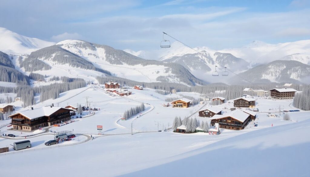 Лучшие горнолыжные курорты Австрии - иллюстрация