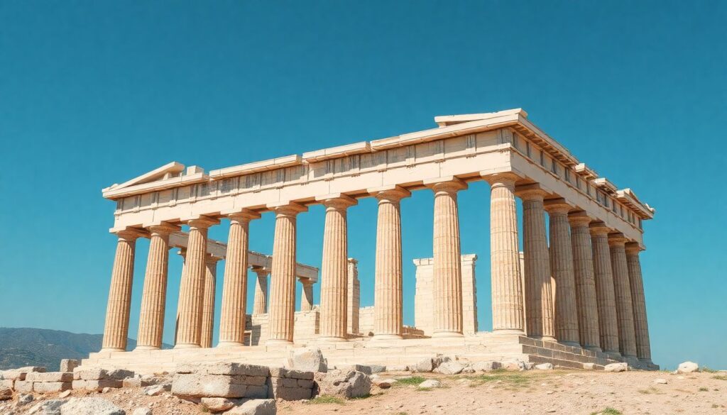 Гид по античным руинам Афин - иллюстрация