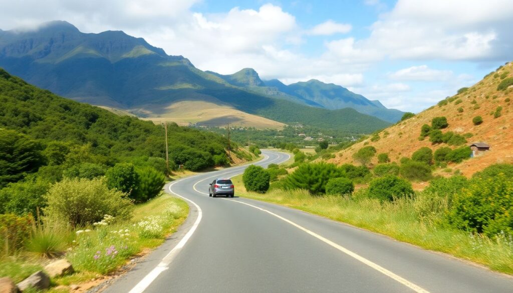 Путешествие по Дороге садов в ЮАР - иллюстрация