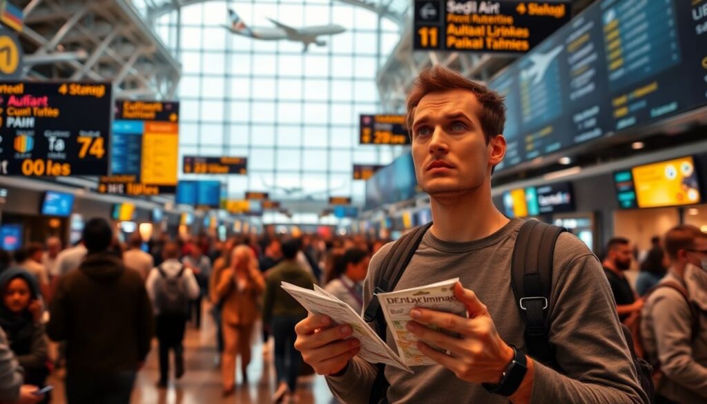 Как не потеряться в аэропорту: пошаговый гид - иллюстрация