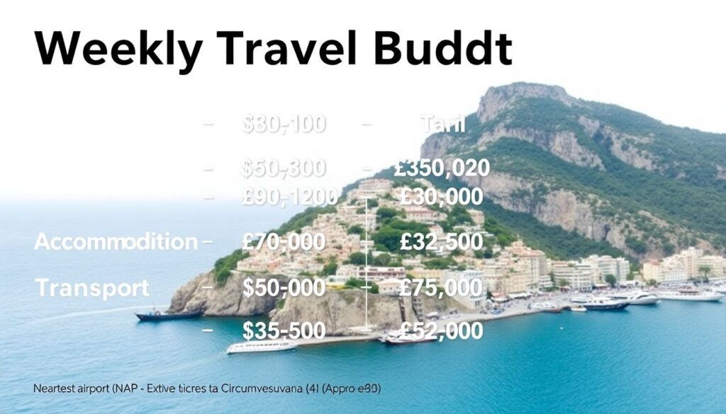 Путешествие по Амальфитанскому побережью Италии - иллюстрация