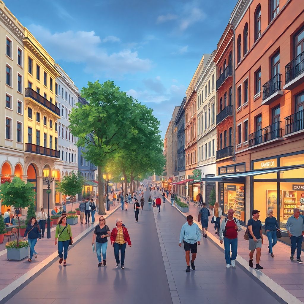 Самые красивые пешеходные улицы мира для незабываемых прогулок и вдохновения