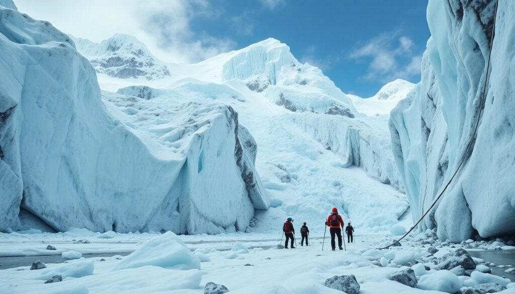 Путешествие по Аляске: ледники - иллюстрация