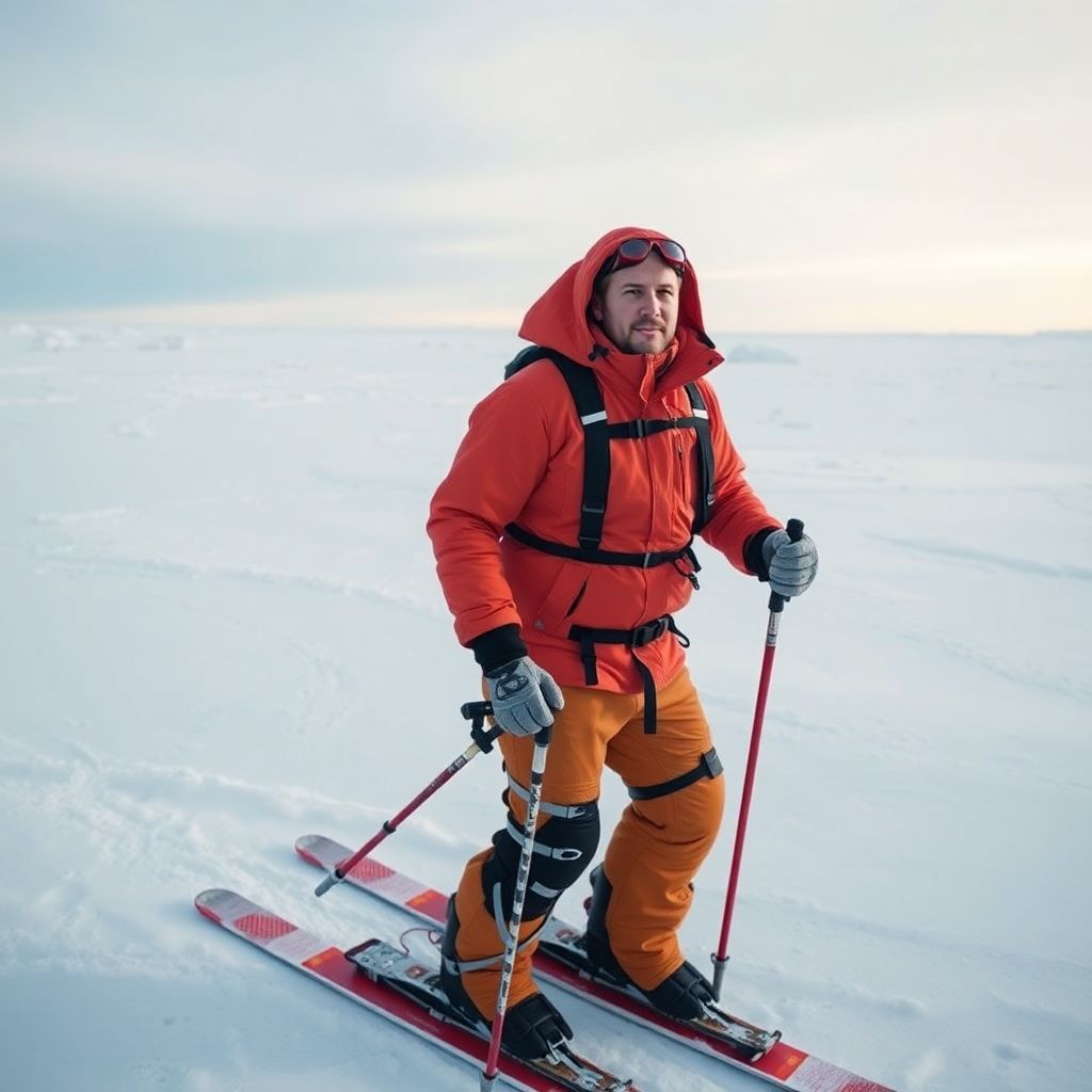 Даррен Эдвардс с параличом готовится покорить Антарктиду и установить мировой рекорд
