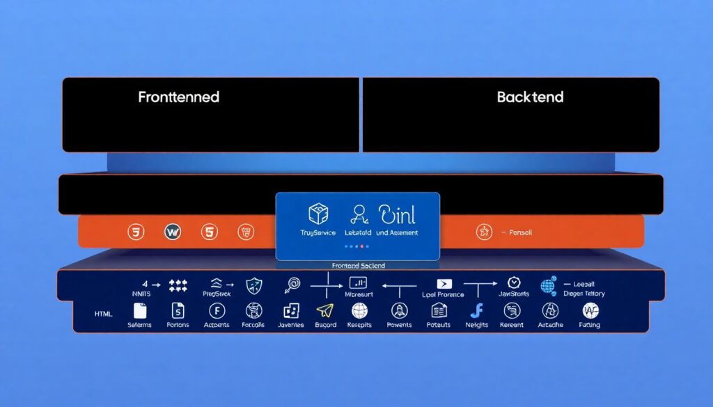 стейки и архитектура - иллюстрация