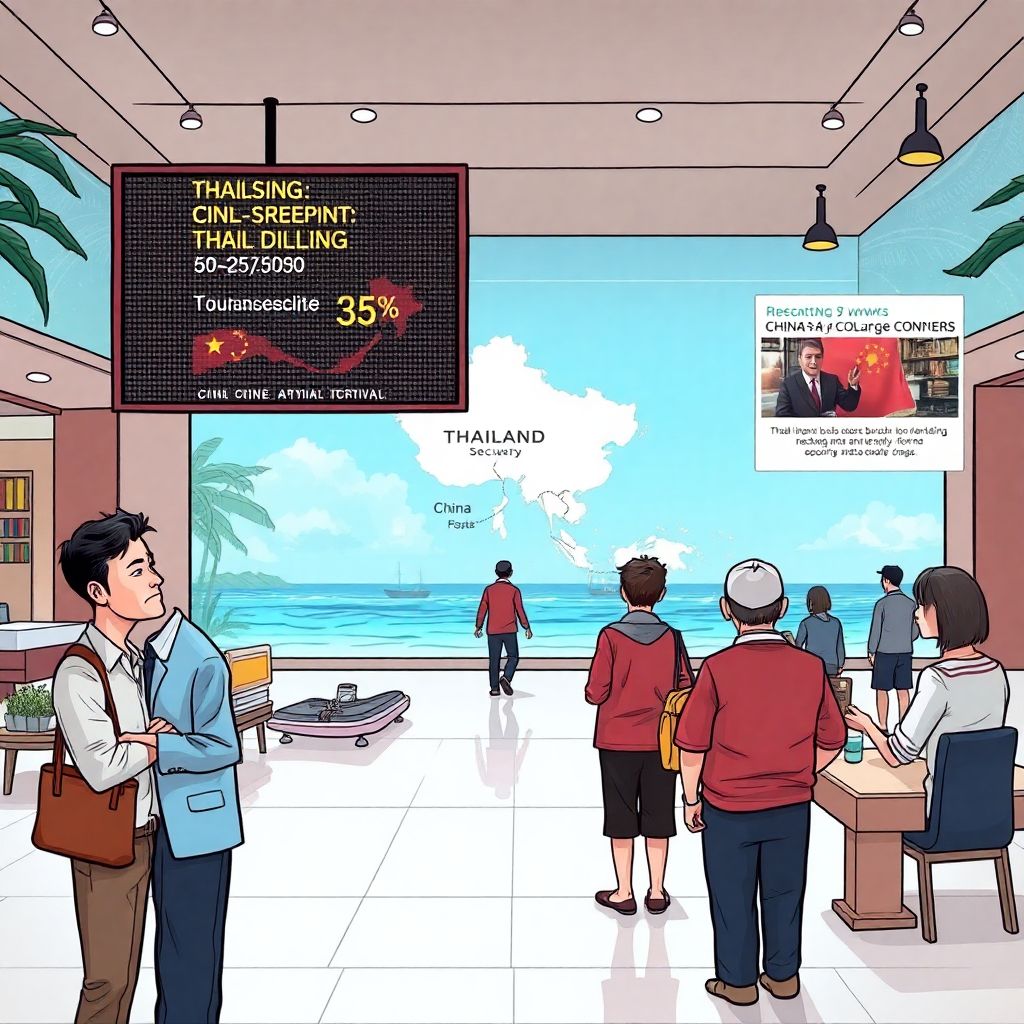 Снижение турпотока из Китая в Таиланд вызывает тревогу у властей и туристического бизнеса