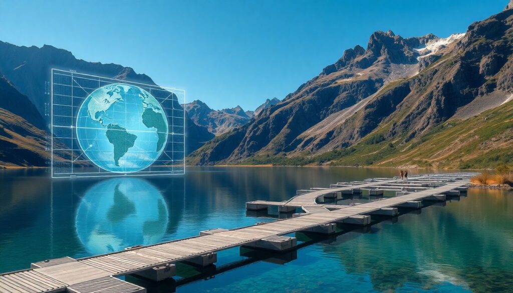 Самые красивые горные озера мира - иллюстрация