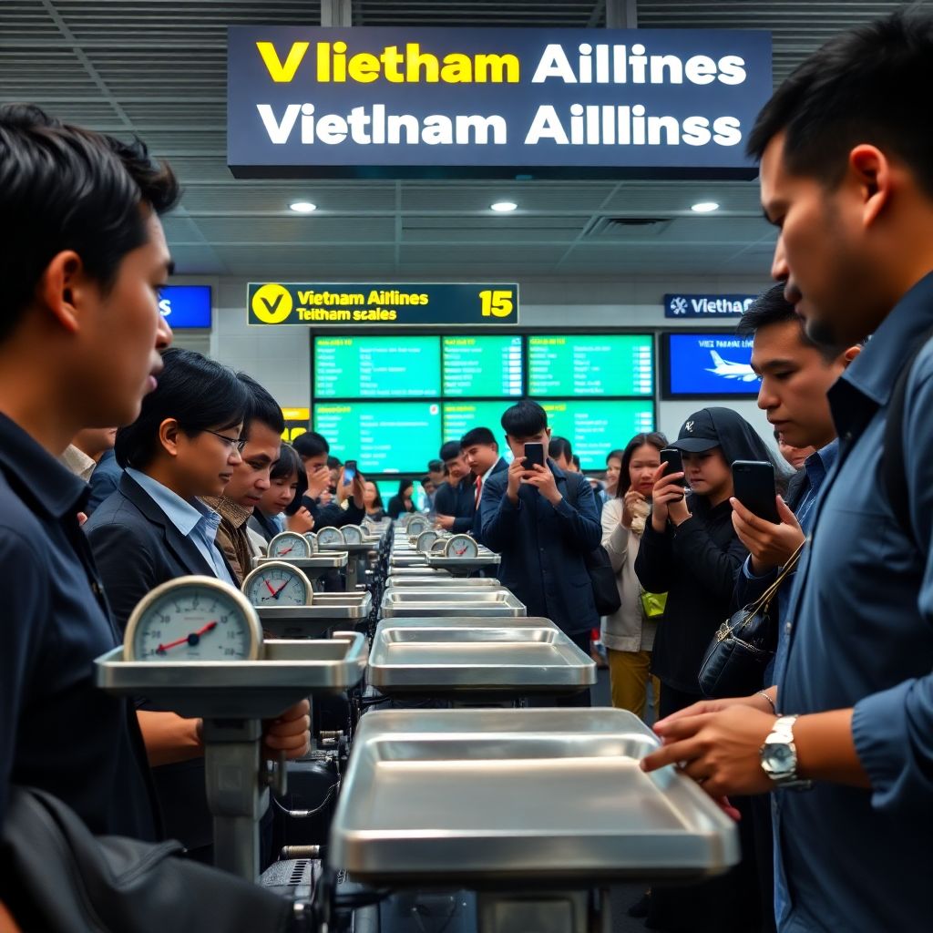 Vietnam airlines раскритиковали за устаревшие весы для ручной клади в аэропортах
