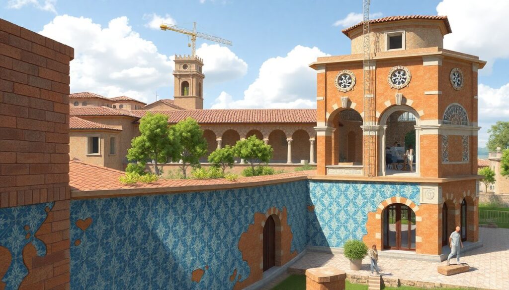 мосты и Азулежу - иллюстрация