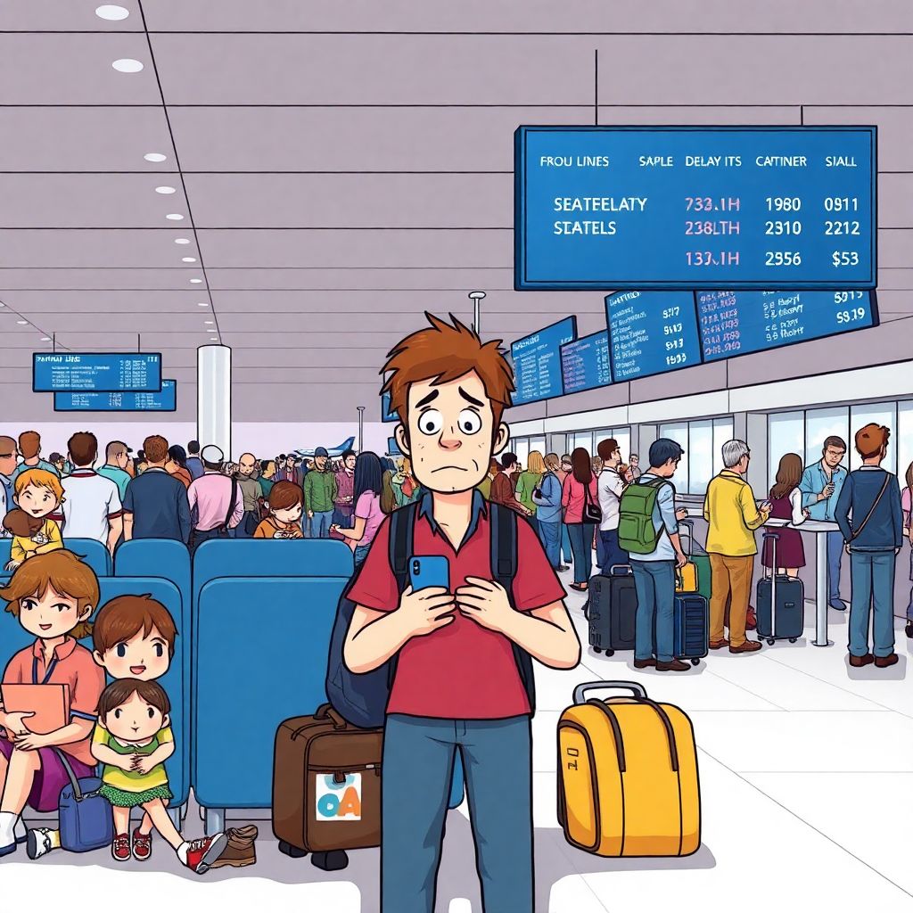 Задержка рейса из-за плана «ковёр»: как снизить стресс и избежать лишних убытков