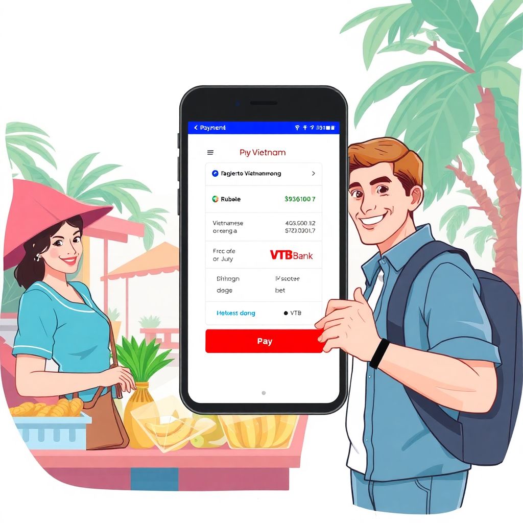 Оплата по Qr-кодам во Вьетнаме доступна туристам через российские банковские приложения