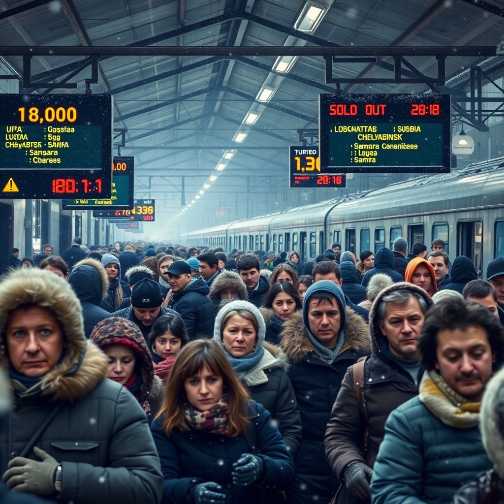 Билеты на Новый год заканчиваются: даже дополнительные поезда не справляются со спросом