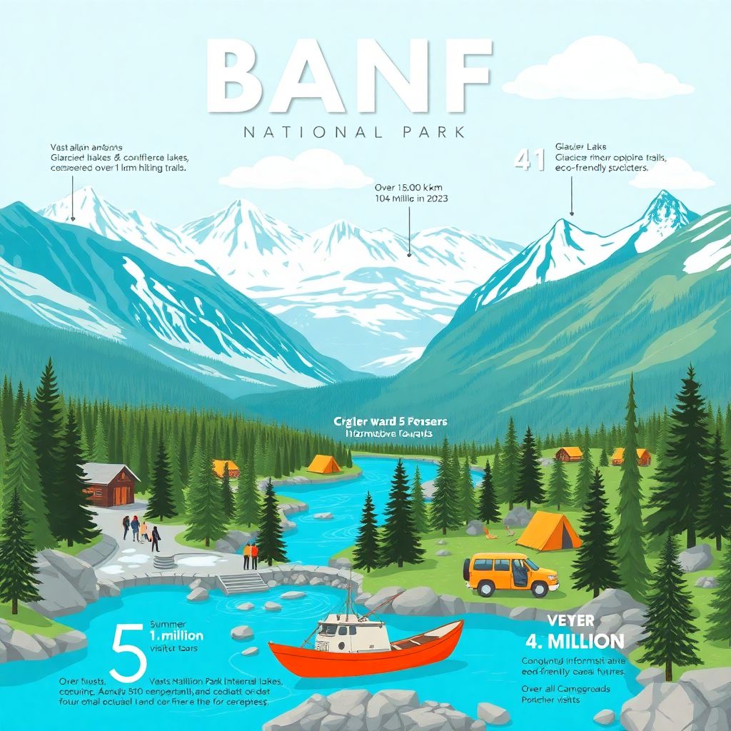 Путешествие по национальному парку Банф в Канаде — природа, горы и озёра