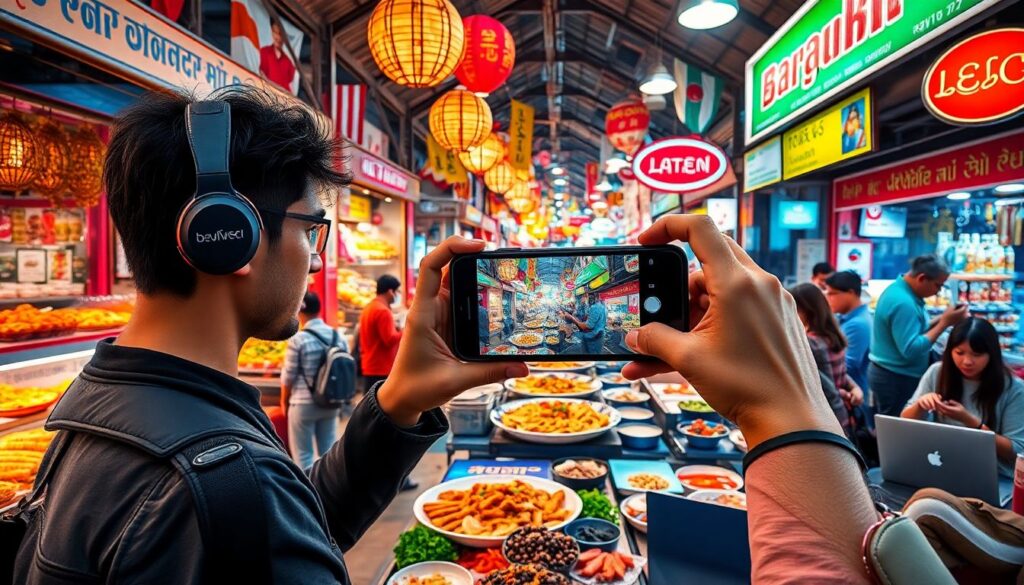 Как сделать идеальные фотографии еды в путешествии - иллюстрация