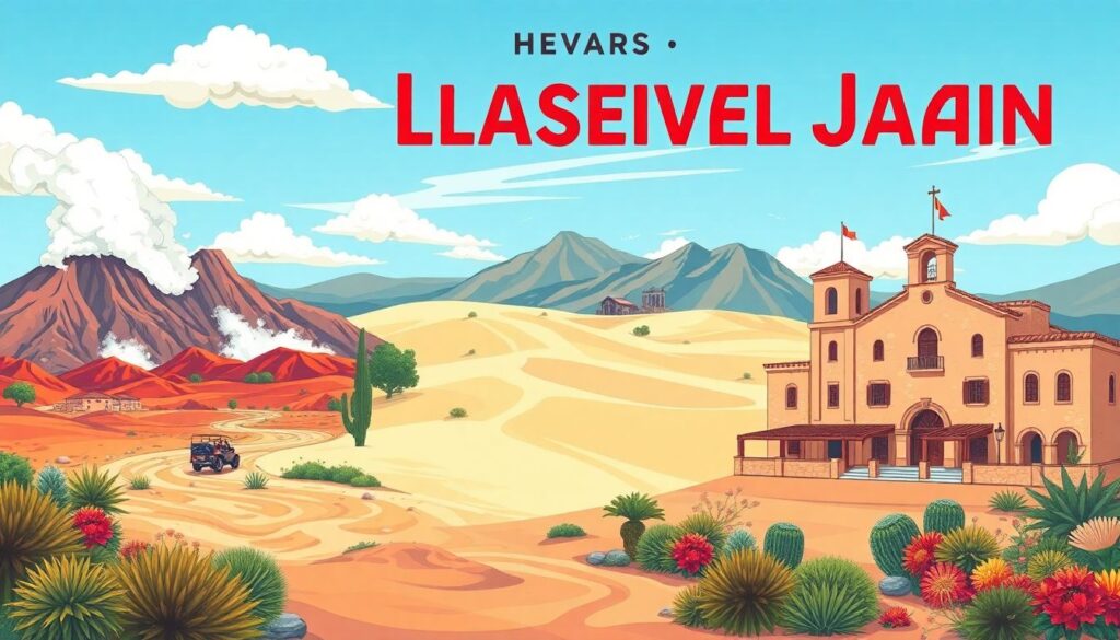 Путешествие по западному побережью США на машине - иллюстрация