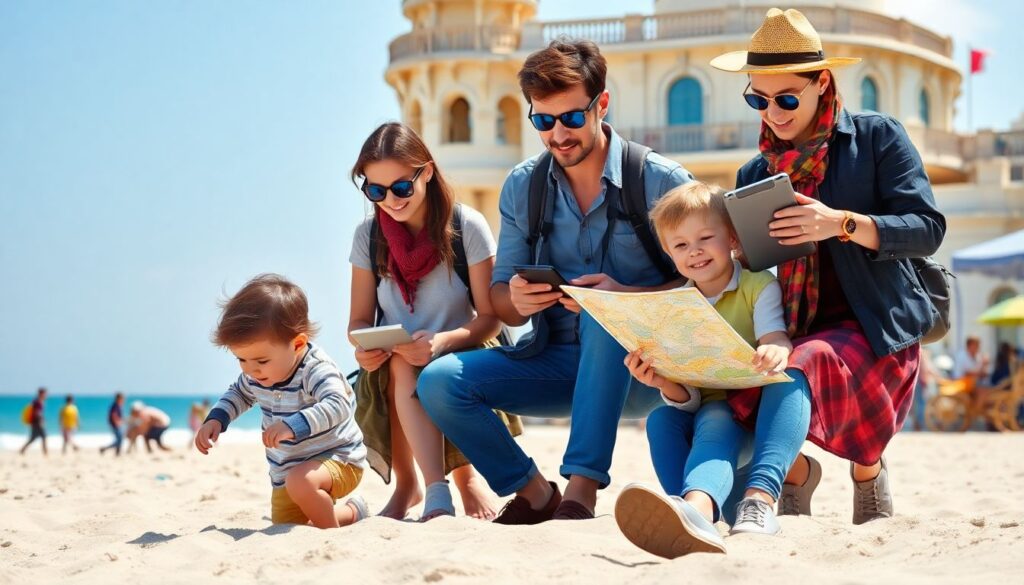 Как путешествовать с детьми разного возраста - иллюстрация