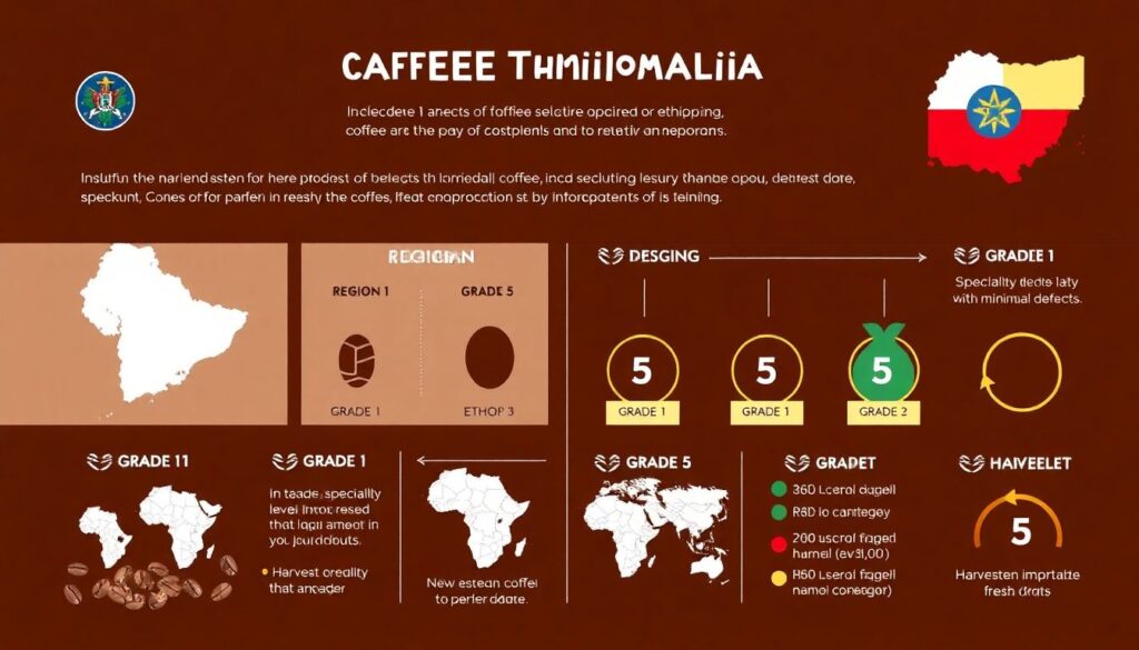 Гид по кофе в Эфиопии - иллюстрация