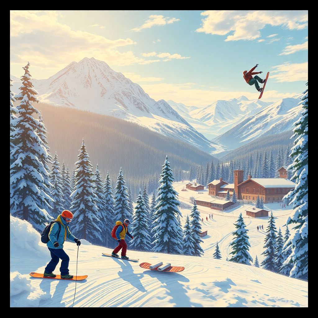 Лучшие места для катания на сноуборде в популярных горнолыжных курортах мира