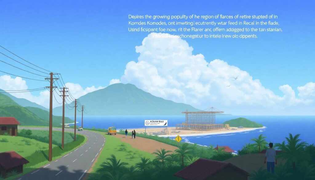 Путешествие по островам Индонезии: от Бали до Комодо - иллюстрация