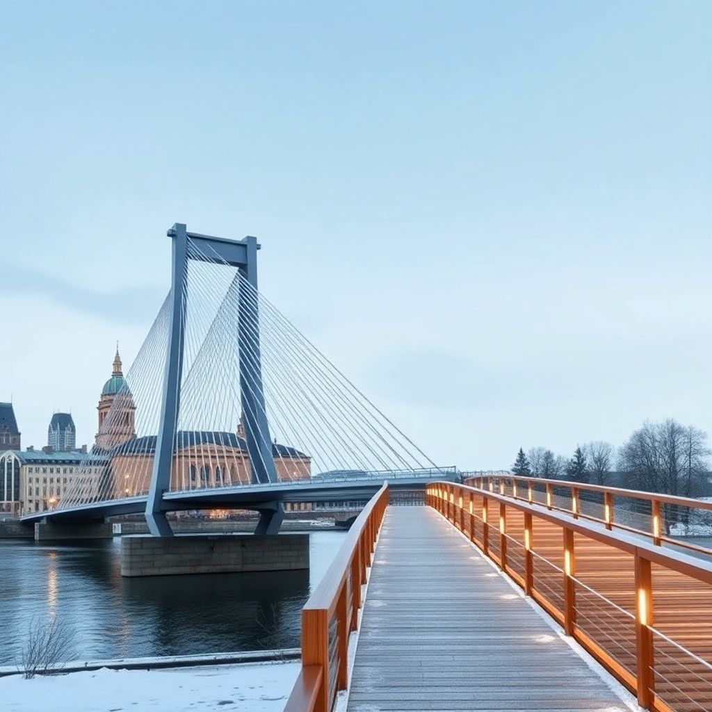 Самые красивые пешеходные мосты мира с захватывающими видами и уникальной архитектурой