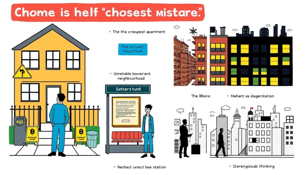 Гид по районам Нью-Йорка - иллюстрация