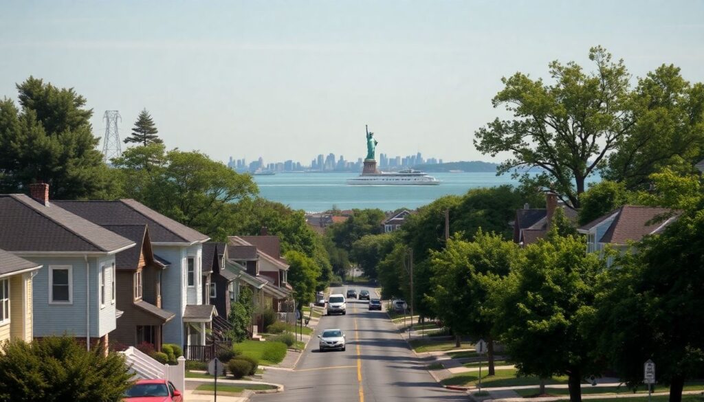 Гид по районам Нью-Йорка - иллюстрация