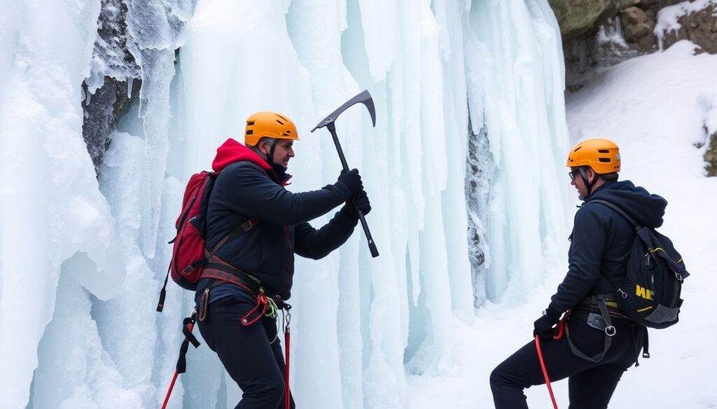 Лучшие места для ледолазания - иллюстрация