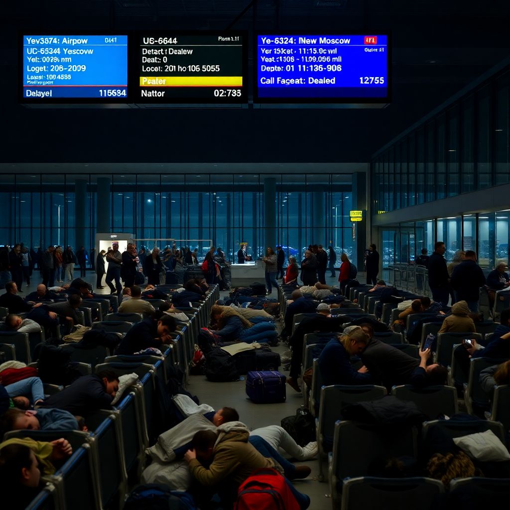 Задержка рейса Ереван–Москва: права пассажиров, компенсация и что делать