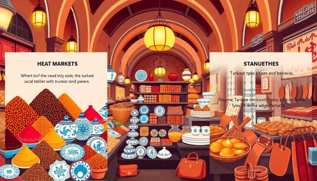 Гид по рынкам Стамбула - иллюстрация