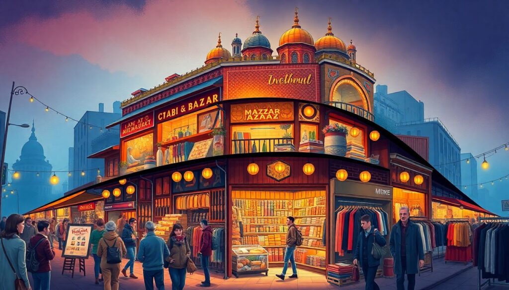 Гид по рынкам Стамбула - иллюстрация