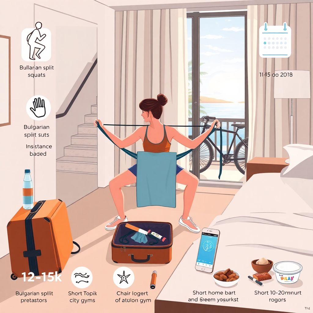 Как оставаться в форме во время путешествий и не выпадать из тренировок