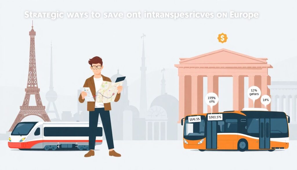 Как экономить на транспорте в Европе - иллюстрация