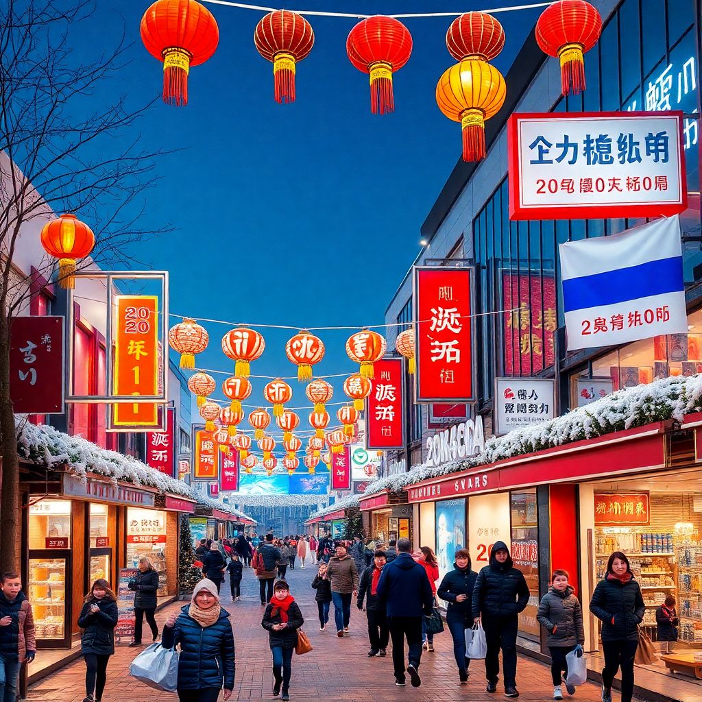 Новогодние акции и купоны со скидками в Хунчуне для российских туристов