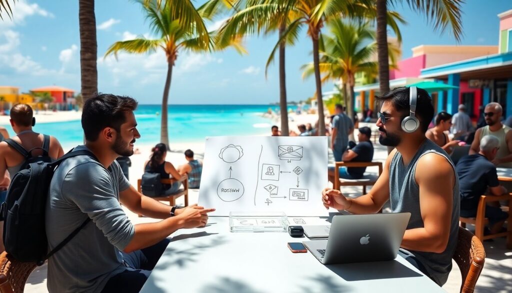 Путешествие по Мексике: от Канкуна до Оахаки - иллюстрация