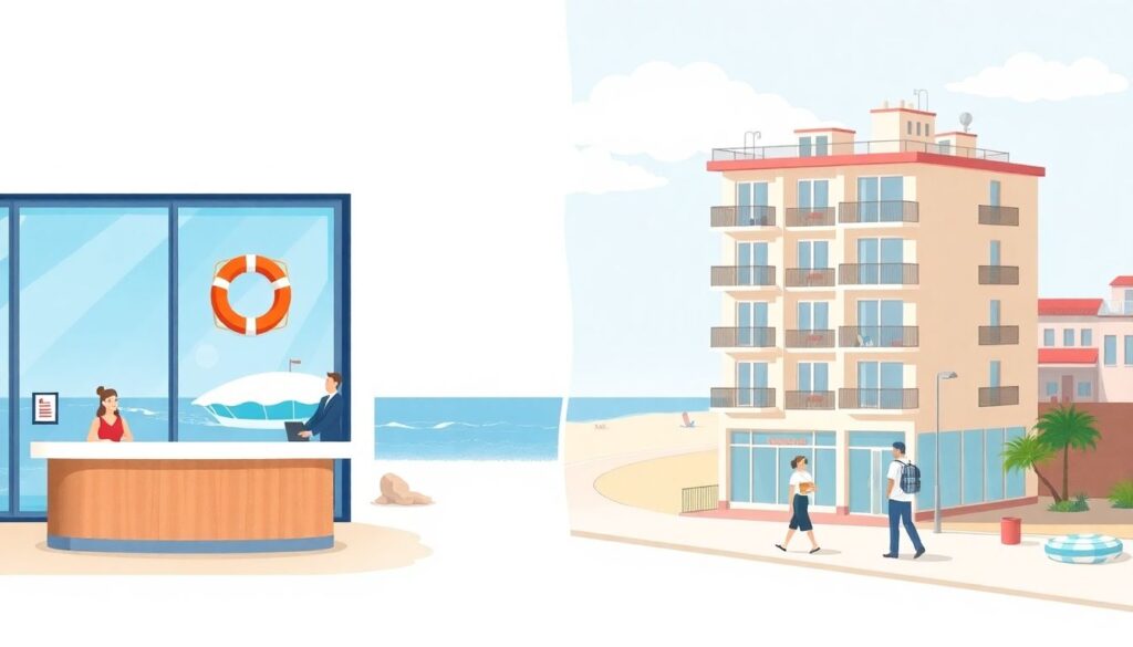 Как выбрать между отелем и апартаментами - иллюстрация