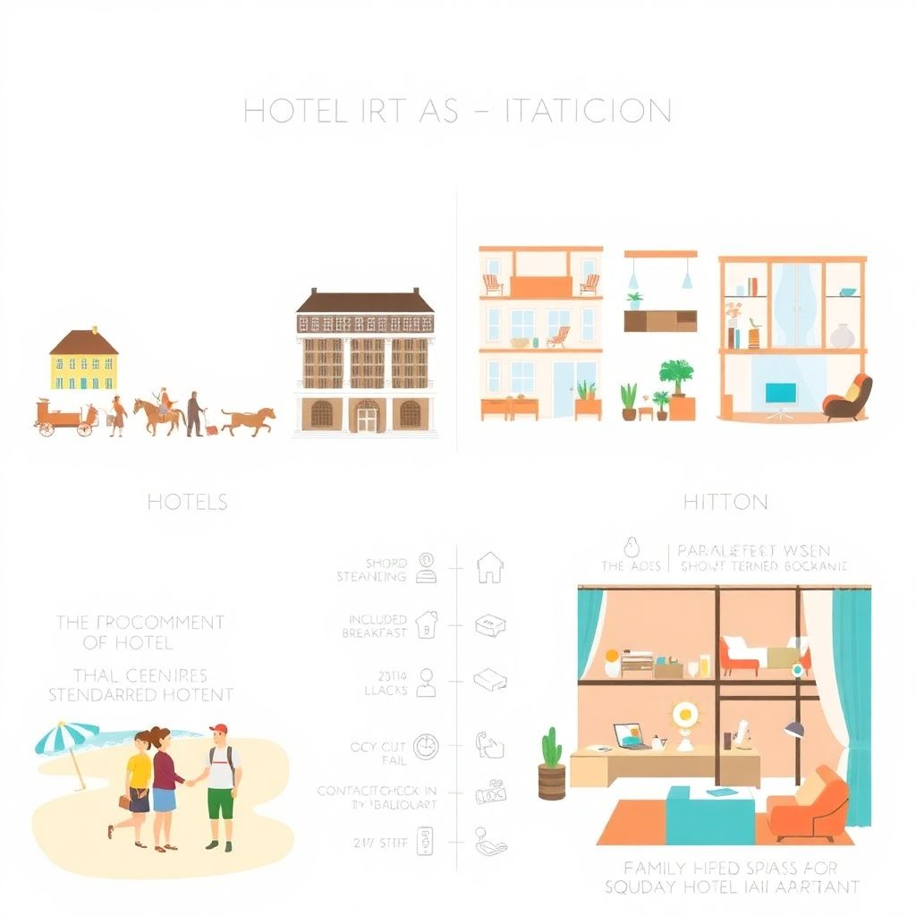 Как выбрать между отелем и апартаментами для комфортного отдыха