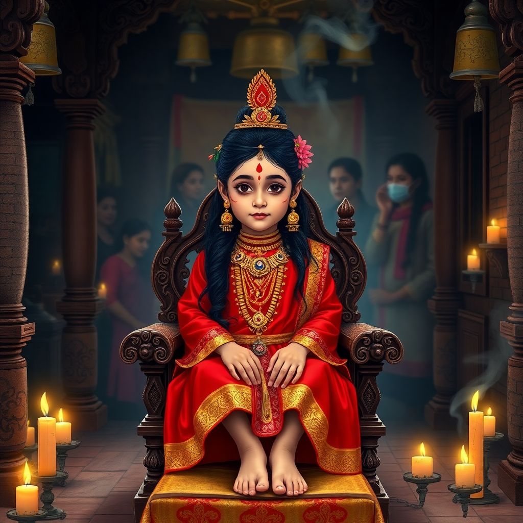 Россиянка в Непале: как живут девочки-богини Кумари и что чувствуют дети