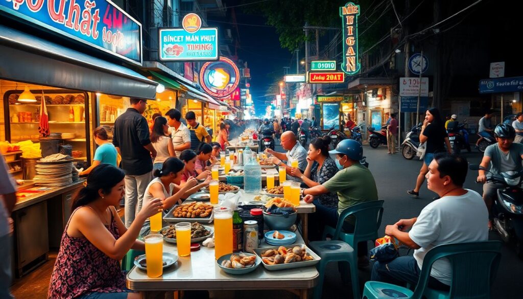 Гид по уличной еде в Хошимине - иллюстрация
