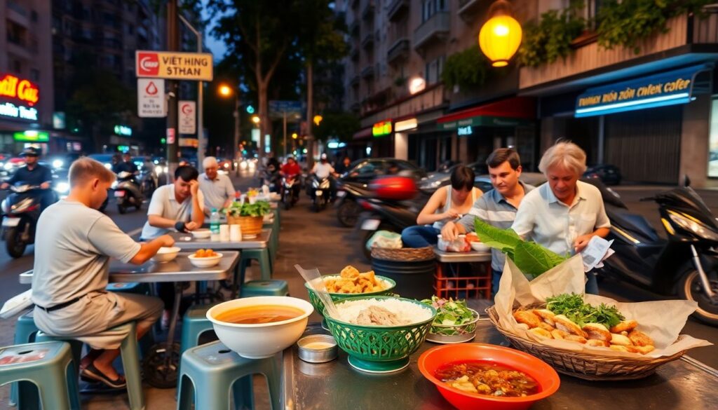 Гид по уличной еде в Хошимине - иллюстрация