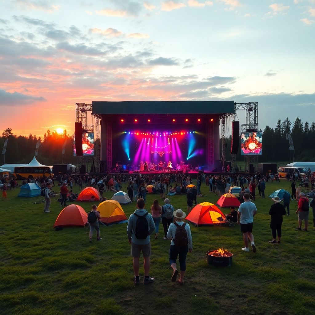 Фестивали лета в России 2025: музыка под открытым небом и путешествия