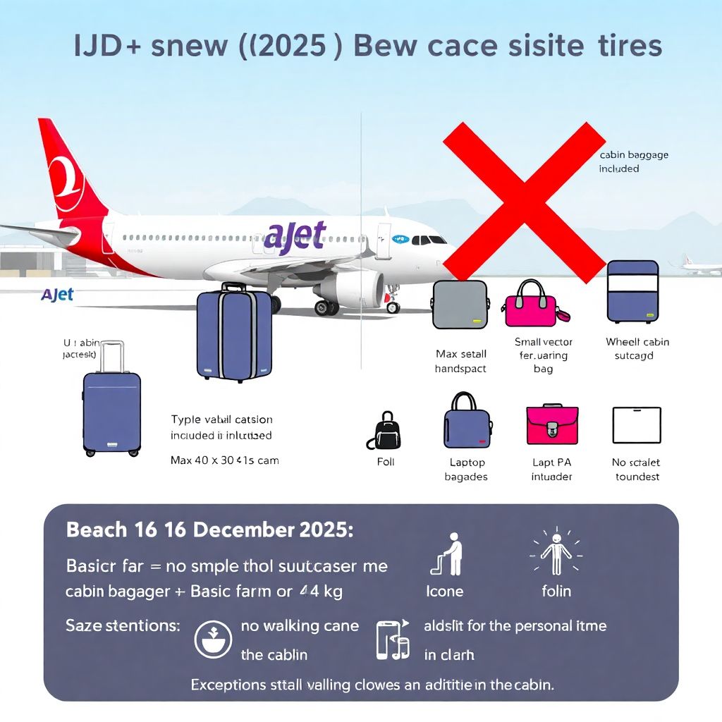Ajet тариф basic: новые нормы ручной клади 2025 и скрытое удорожание перелётов