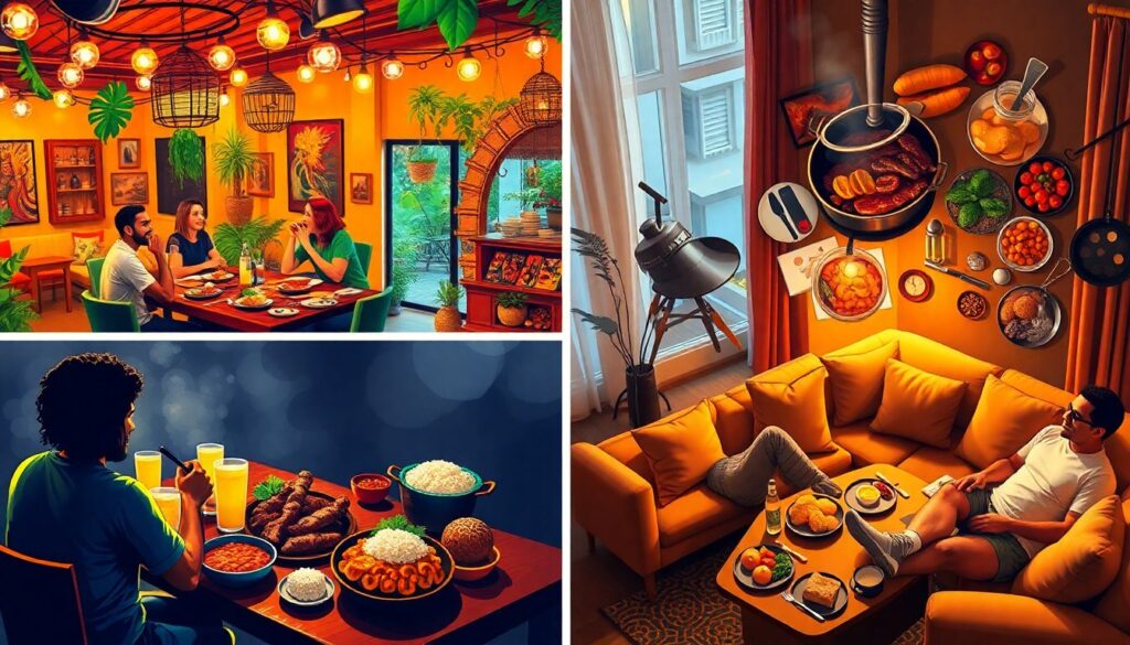 Гид по кухне Бразилии - иллюстрация