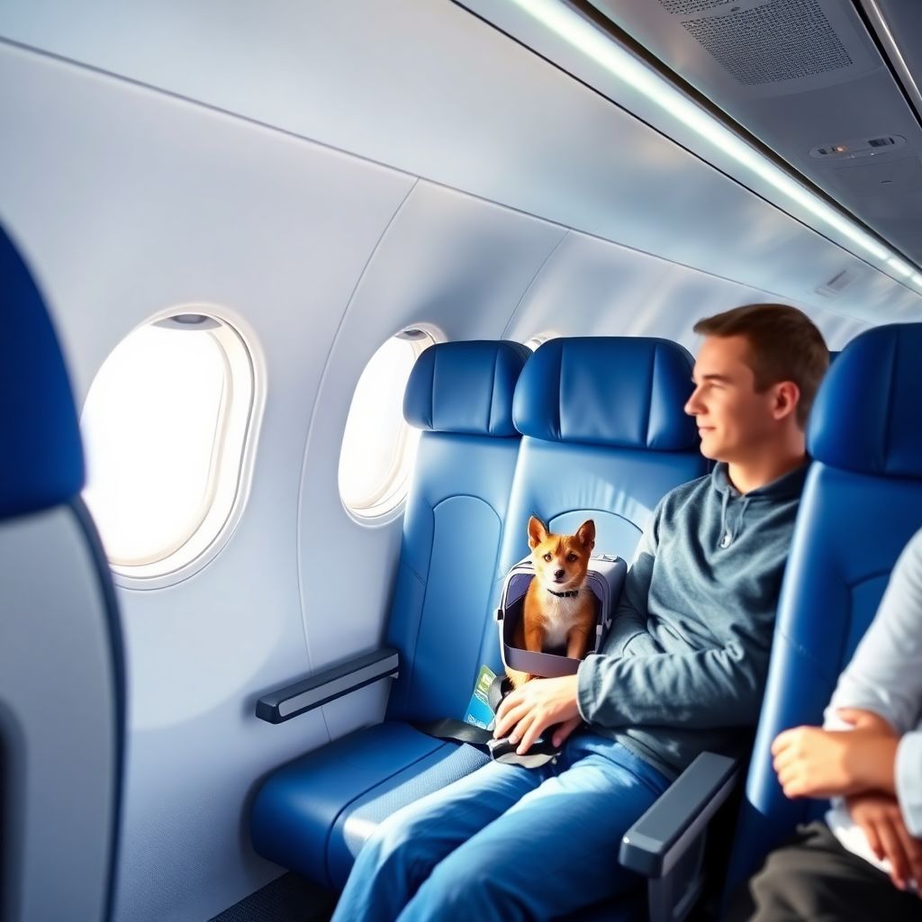 Перелет с животными в салоне самолета Победа: как оформить услугу «Питомец на кресле»