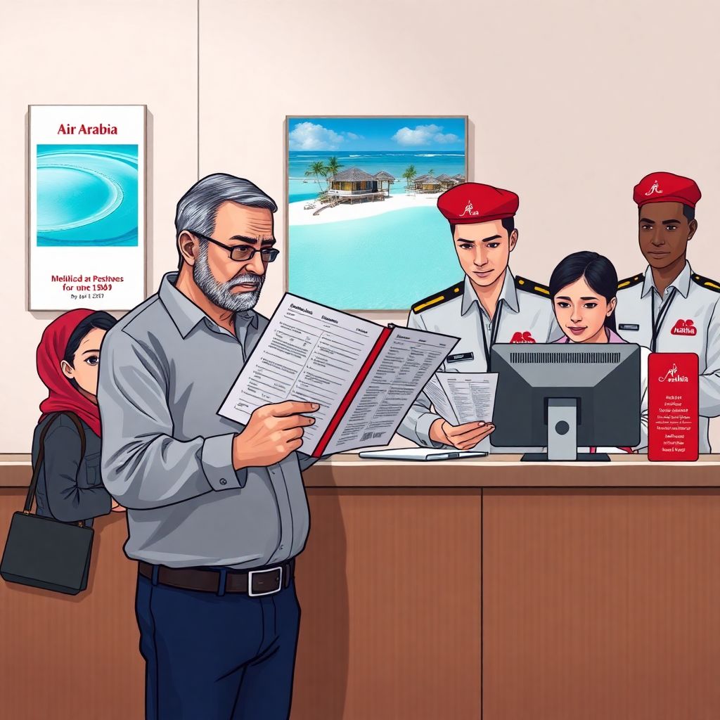 Air arabia: возврат денег за билеты на Мальдивы при онкодиагнозе