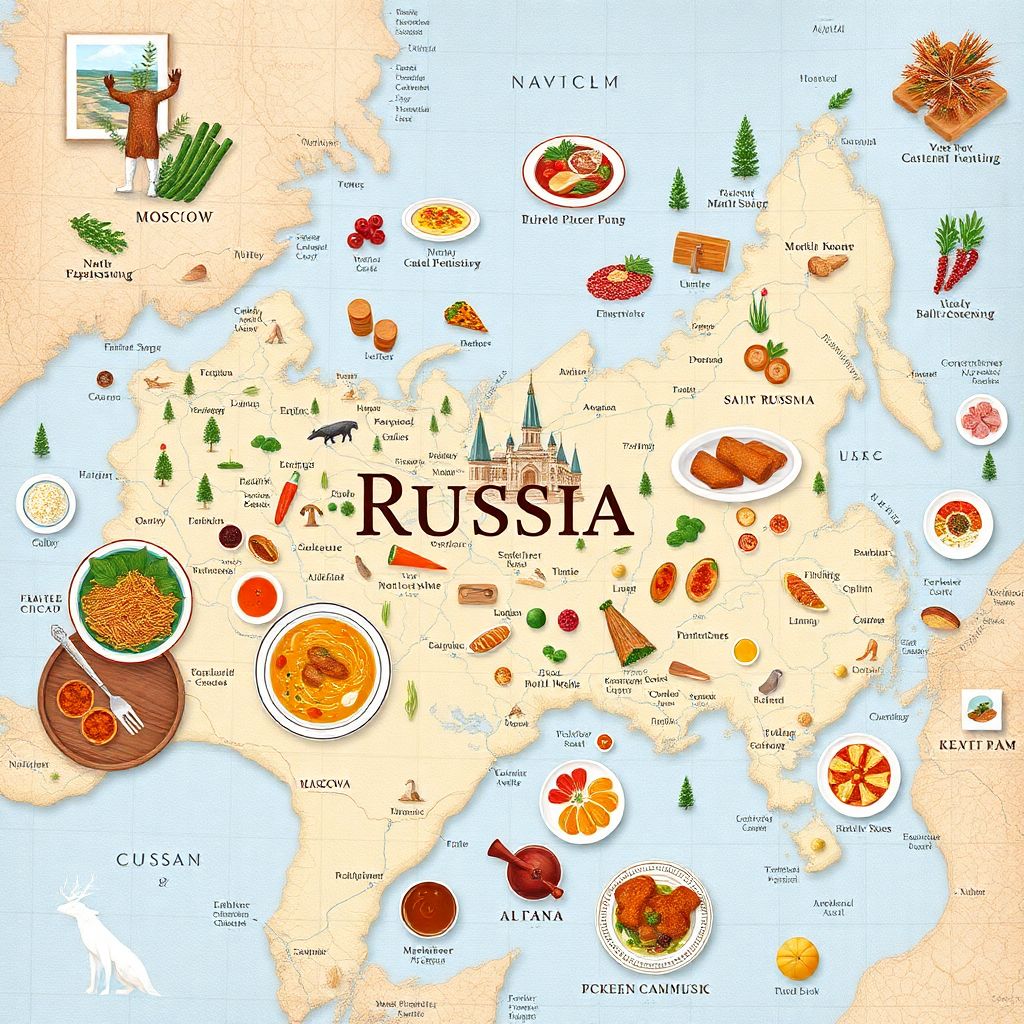 Кулинарная карта регионов России: как составить свой гастрономический маршрут