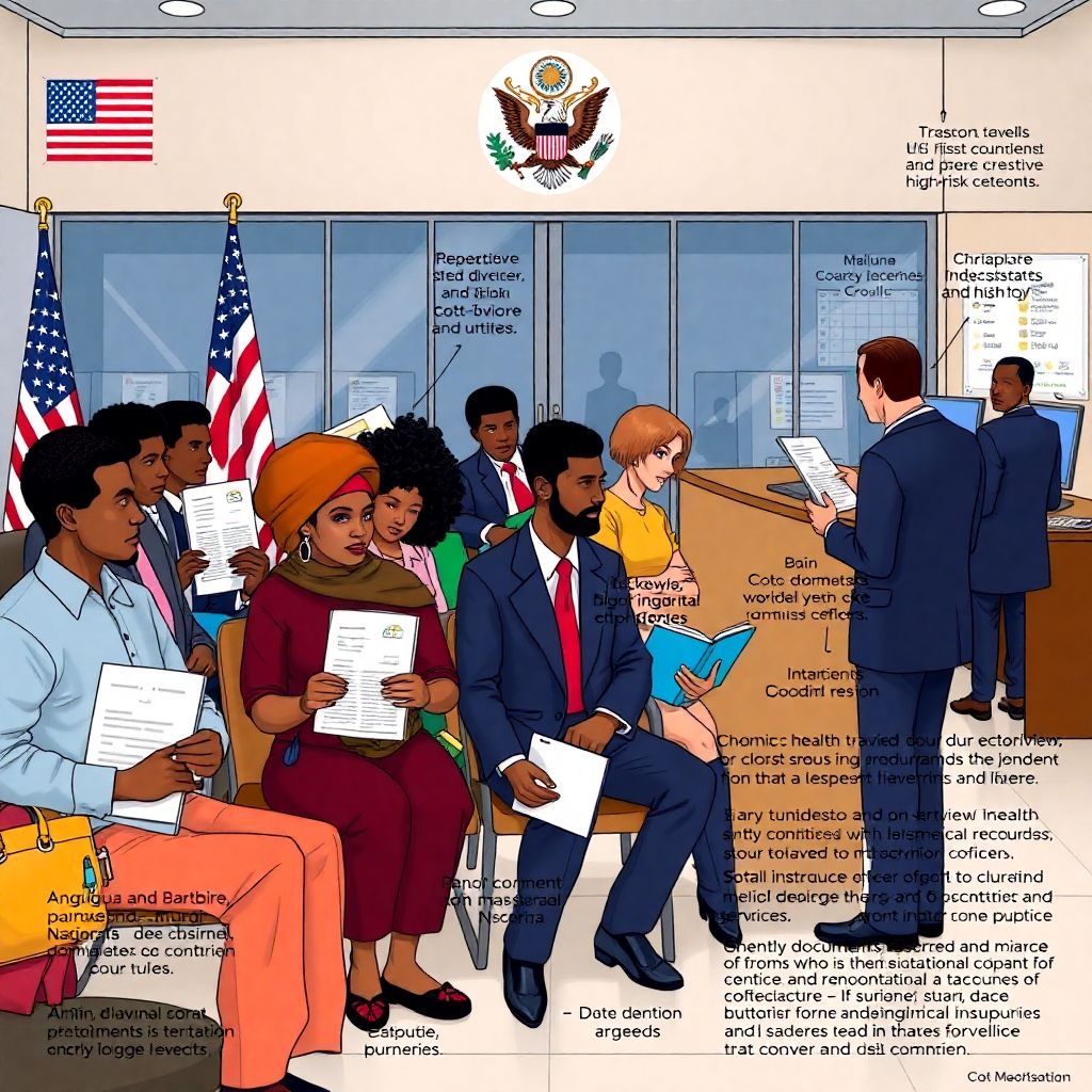 США ужесточили правила неиммиграционных виз для 15 стран и людей с хроническими болезнями