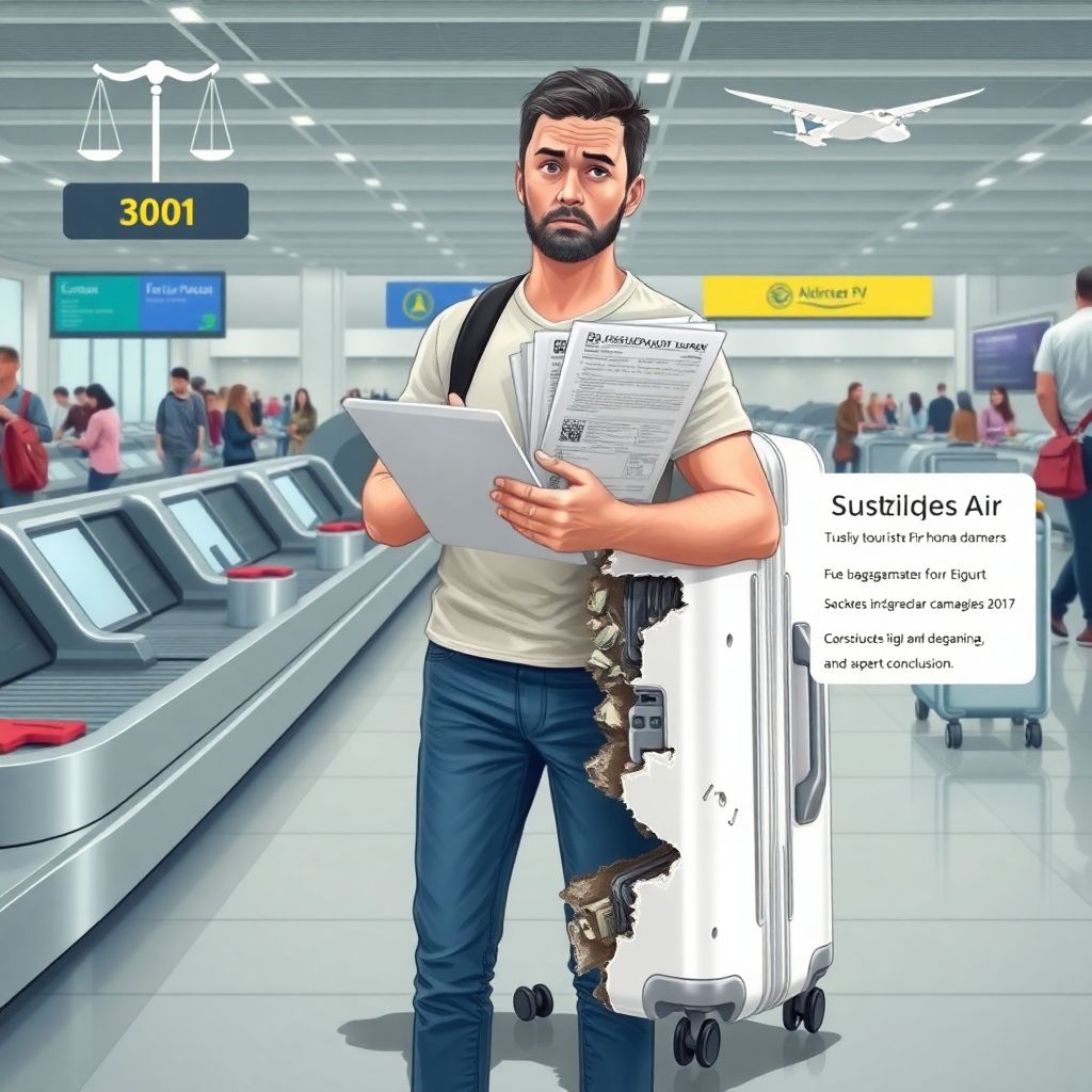 Поврежденный багаж и отказ в компенсации: дело туриста из Краснодара