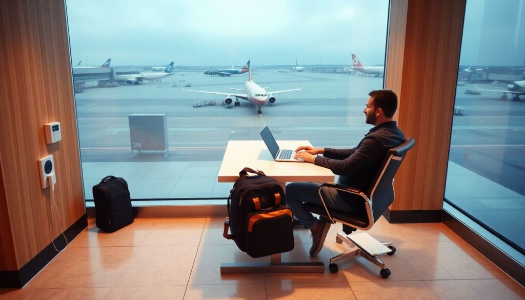 Как сделать пересадку в аэропорту максимально комфортной - иллюстрация