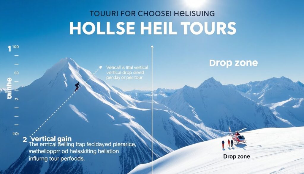 Лучшие места для хели-ски - иллюстрация